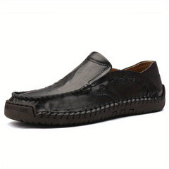 Men's Comfy Stitch Loafer Shoes Soft Sole Anti-skid Flat Shoes