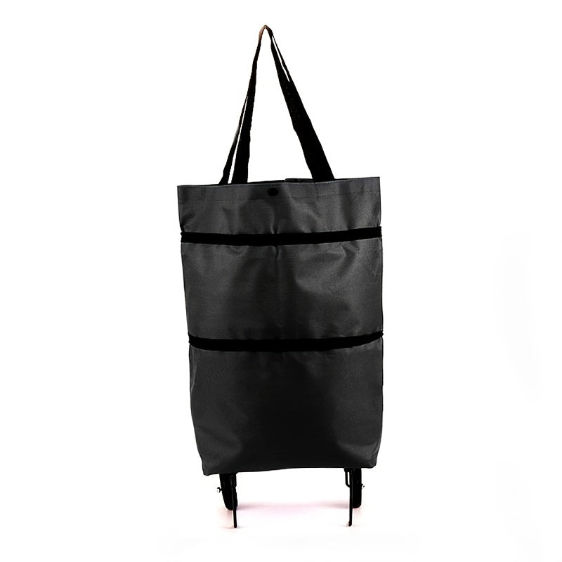Small Supermarket Shopping Cart with Wheels for Seniors