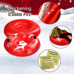 Inflatable Skiing Ring Skiing Pad Winter Outdoor Sports 47inch 55inch