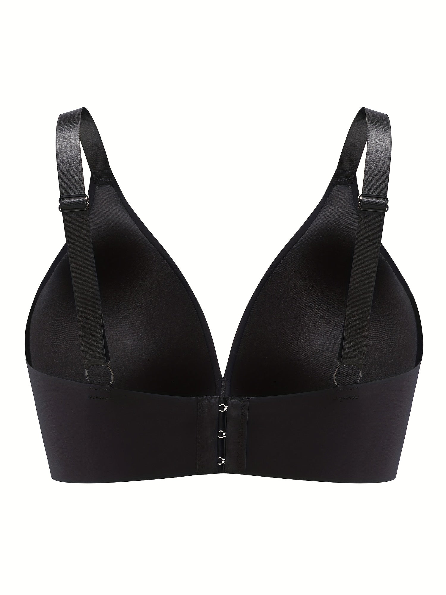 2 Pack Plus Size Seamless Wireless T-Shirt Bra Set