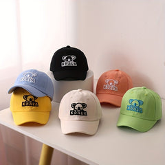 Kids Koala Embroidery Adjustable Baseball Cap Sun Protection Hat