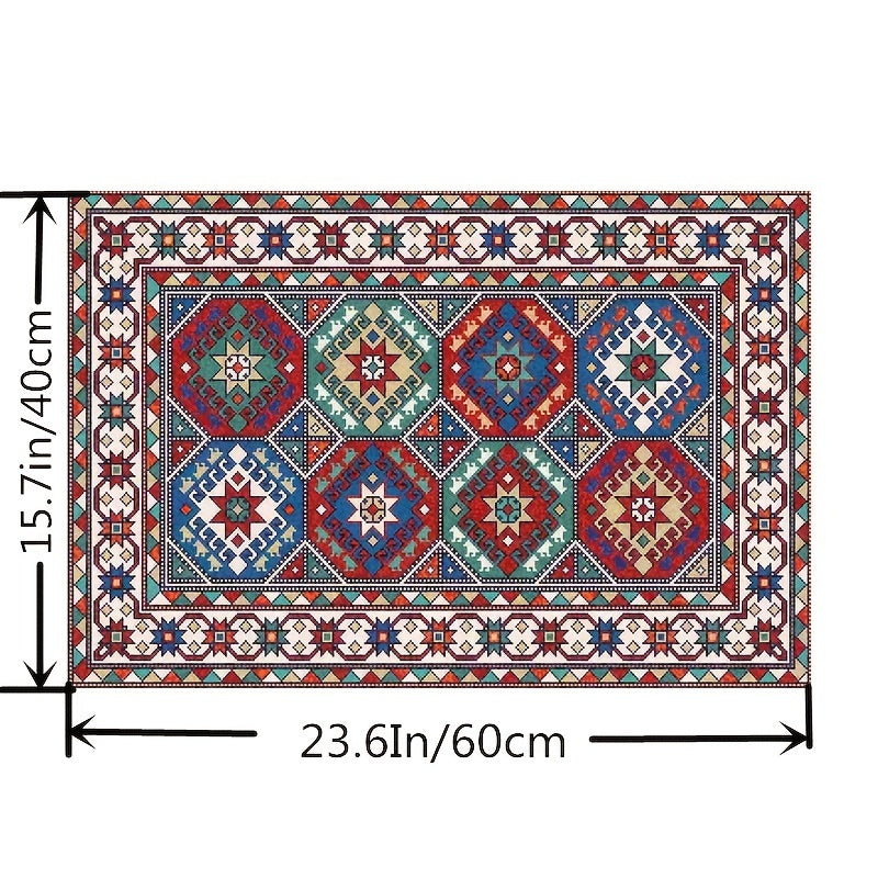 Home Entry Mat Lightweight Polyester Fabric 15.7x23.6inch, 8 Patterns
