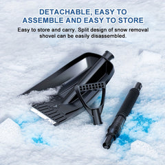Retractable Snow Shovel Aluminium Alloy Snow Sand Mud Removal Tool