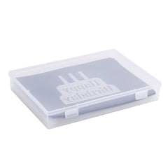 Transparent Storage Box for DIY Scrabooking Craft Supplies