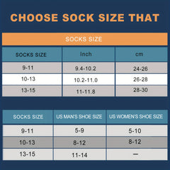 2 Pairs Circulation 15-20mmHg Compression Crew Socks