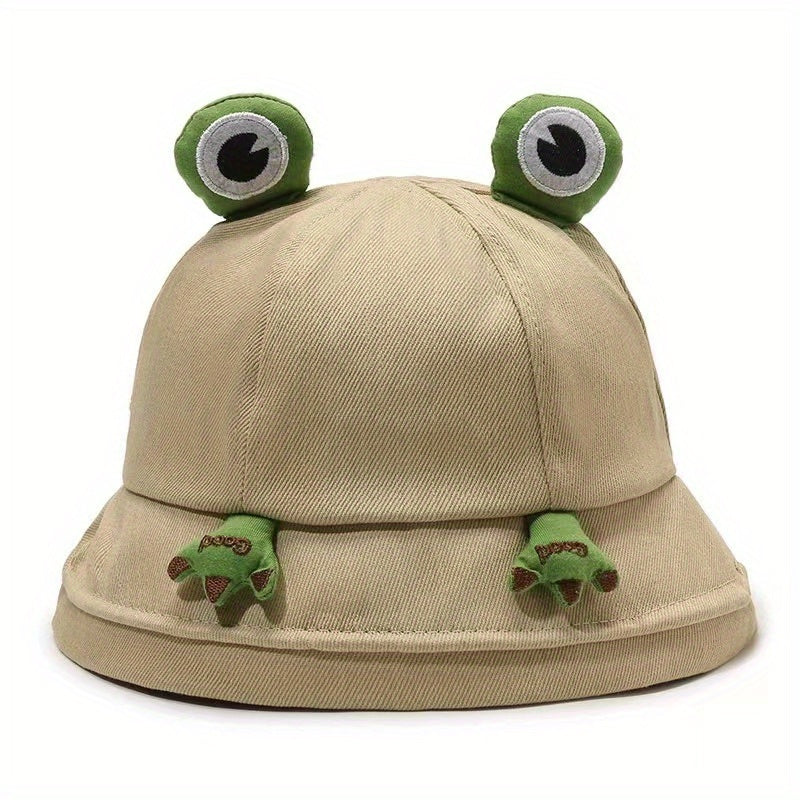 Frog Hat for Kids Sun Protection Outdoor Basin Hat