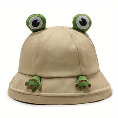 Frog Hat for Kids Sun Protection Outdoor Basin Hat