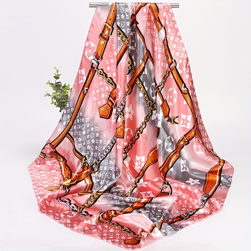 Satin Silk Square Scarf