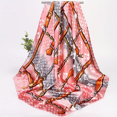 Satin Silk Square Scarf