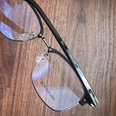 Minimalist Glossy Half frame Glasses