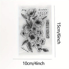 Poppy Hawthorn Stamp & Cutting Dies Set for DIY Scrapbooking
