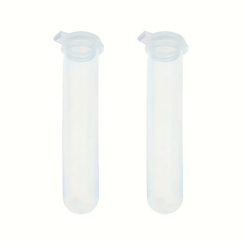 50pcs Transparent Plastic Centrifuge Test Tube 10ml with Lid