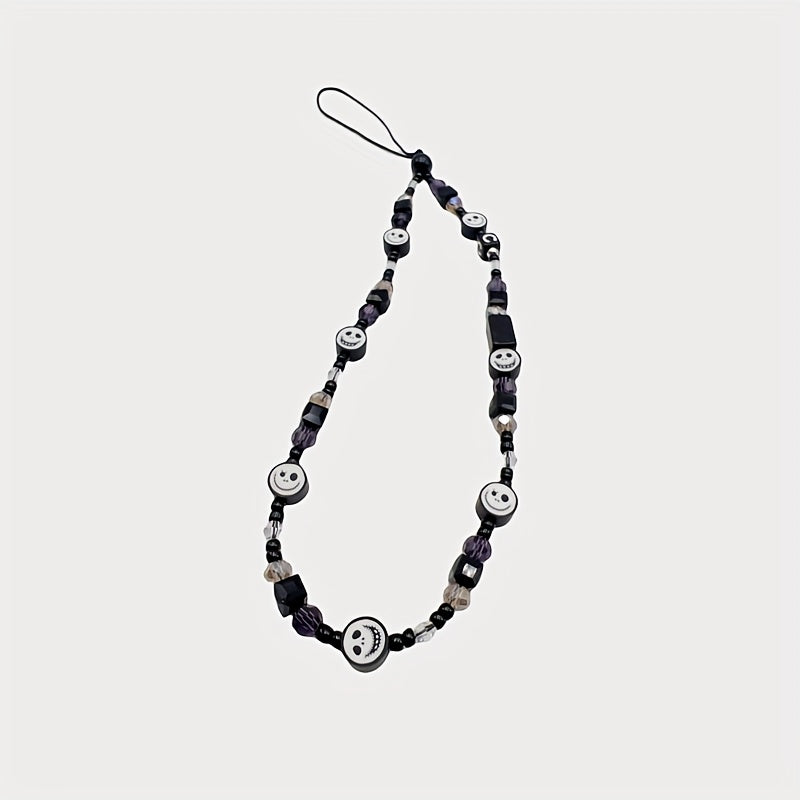 Halloween Ghost Face Phone Chain - Anti-lost Mobile Phone Accessory