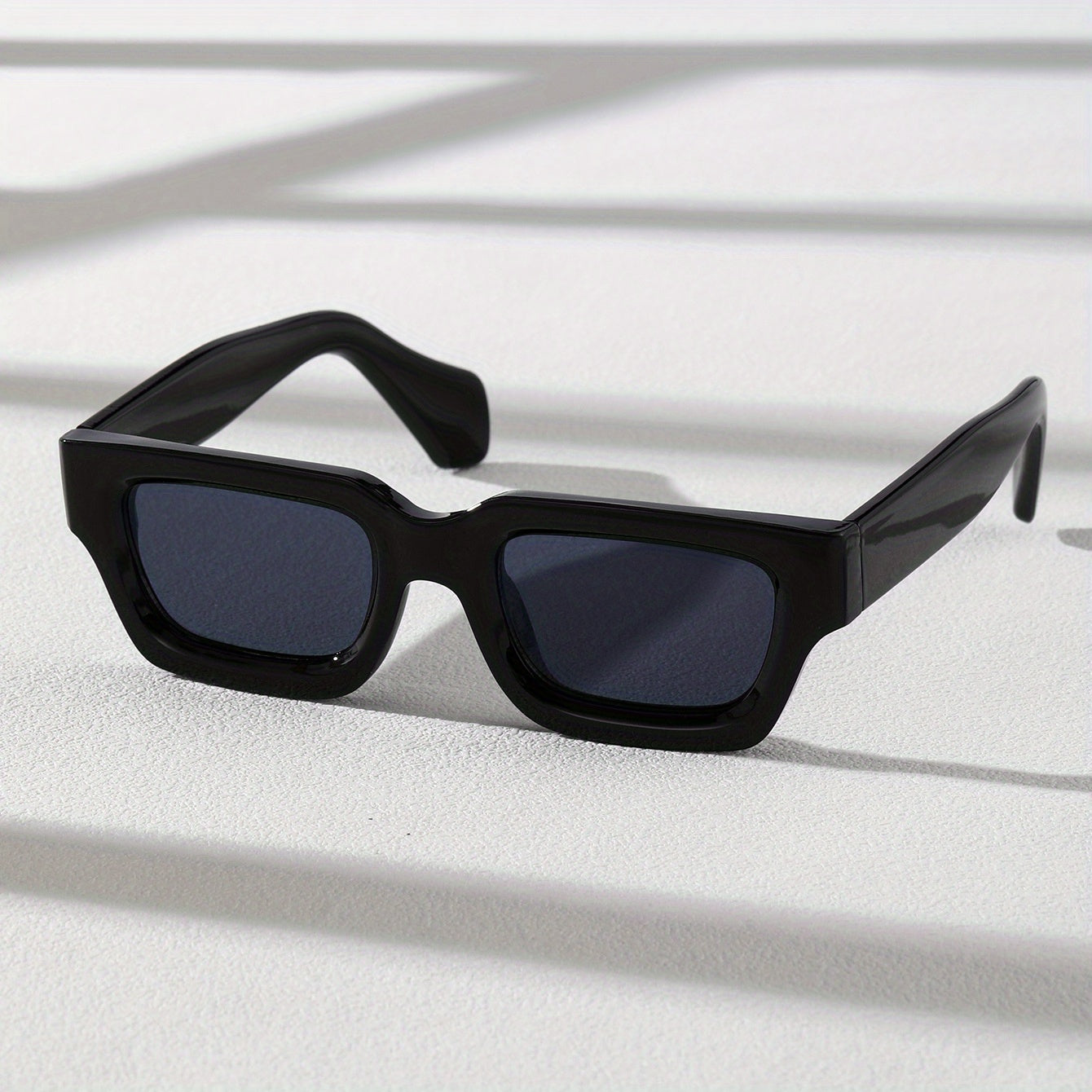 Men's Small Square Thick Edge Sunglasses UV Protection
