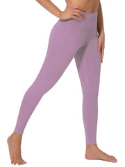 High Waist Solid Skinny Yoga Pants Cropped Leggings