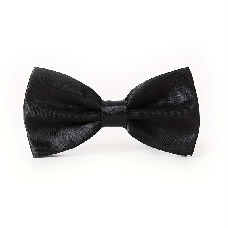 Men's Solid Bow Tie for Wedding Party Banquet