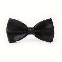 Men's Solid Bow Tie for Wedding Party Banquet