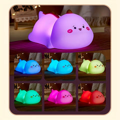 Cartoon Silicone Night Light Dinosaur Clapping Light