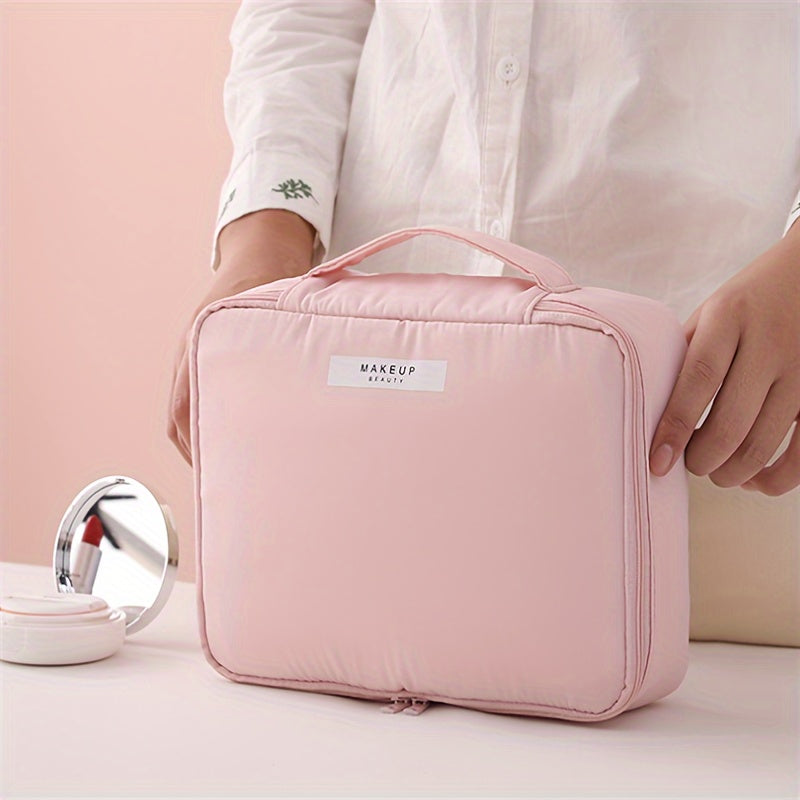 Portable Cosmetic Toiletry Storage Bag for Camping & Travel