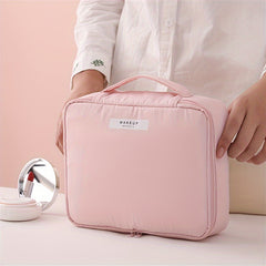 Portable Cosmetic Toiletry Storage Bag for Camping & Travel