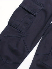 Boys Khaki Cotton Joggers for All Seasons