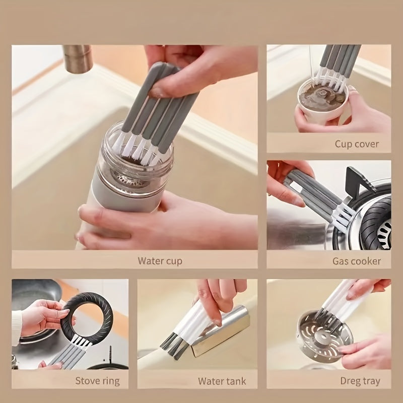 Solid Cup Lid Cleaning Brush - Water Bottle, Glasses Cup Accessory