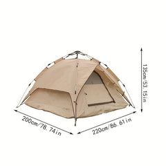 Double Layer Automatic Tent for Camping and Hiking