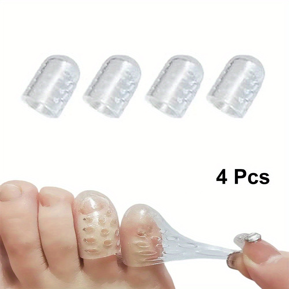 Silicone Toe Protectors Soft Breathable Anti Abrasion for Home Night Use