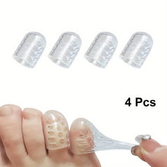 Silicone Toe Protectors Soft Breathable Anti Abrasion for Home Night Use