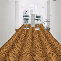 10pcs Grey Wood Floor Tiles - Waterproof & Easy to Install - 15x24cm