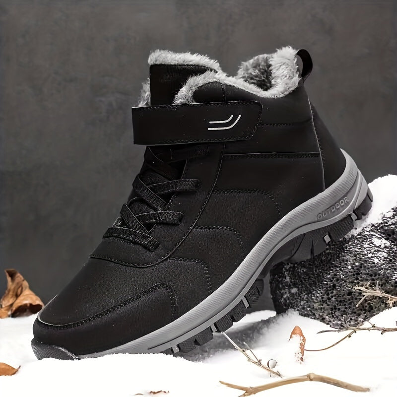 Men's Winter Snow Boots Fleece Lined Non-Slip Sports Shoes
