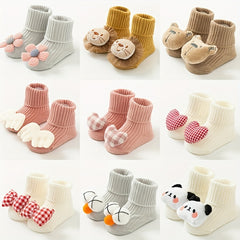 Non Slip Toddler Socks for Boys & Girls