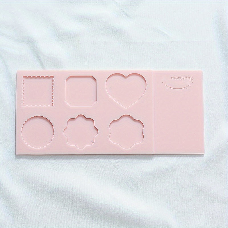 1pc 7 In 1 Silicone Mold Pad For Wax Seal Stamp Sealing Wax Mold Pad