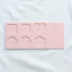 1pc 7 In 1 Silicone Mold Pad For Wax Seal Stamp Sealing Wax Mold Pad