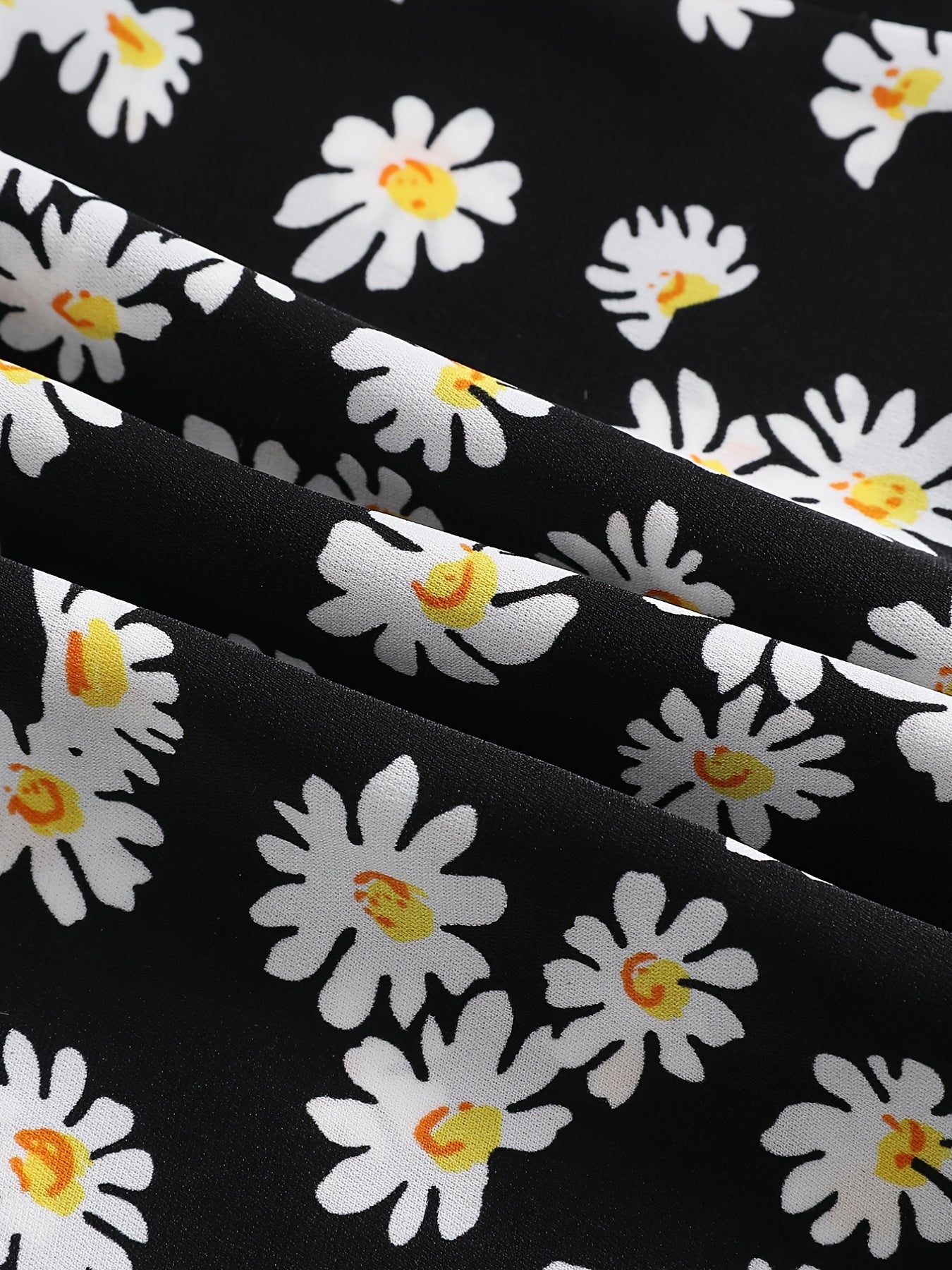 Floral Print Tie Front Mini Skirt