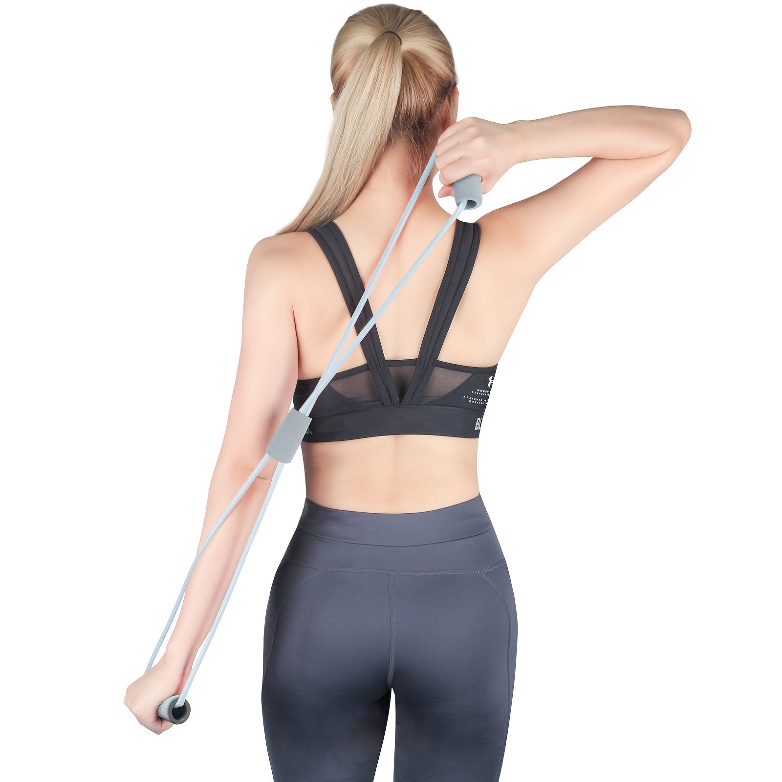 Non-Slip 8-Shaped Yoga Stretcher for Fitness Training