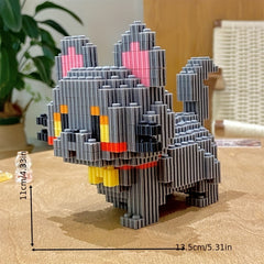 1020pcs Cat Building Blocks DIY Puzzle Challenging Assembly Display Decoration