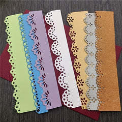 1pc Flower Lace Border Embossing Stencil for DIY Scrapbooking