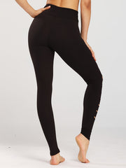 High Waist Ripped Yoga Leggings for Women Stretchy and Breathable