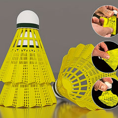 Plastic Badminton Balls High Speed Training Indoor & Outdoor Sports 12pcs