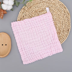 5pcs Baby Cotton Towels Newborn Soft Face Cloths Absorbent Bath Towels