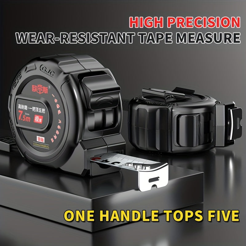 High Precision 10.1m Tape Measure Matte ABS Shell Metal Shaft