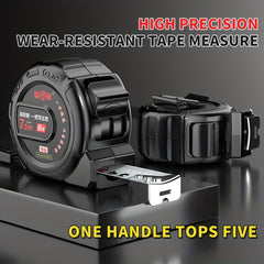 High Precision 10.1m Tape Measure Matte ABS Shell Metal Shaft