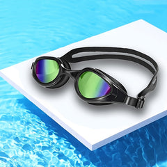 Adult Swim Goggles Anti-fog Waterproof No Leaking Silicone Swimming Glasses