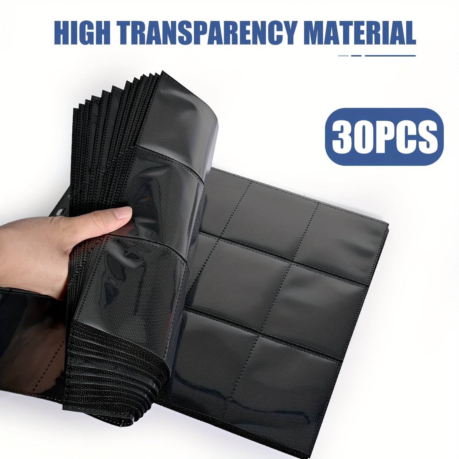 9 Grids 11 Holes Double-sided Loose-leaf 50pcs