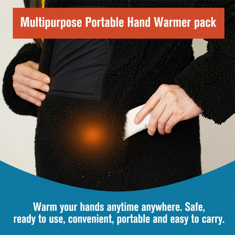 Natural Odourless Hand Warmers 2 Eggshells With 10 Warming Patches