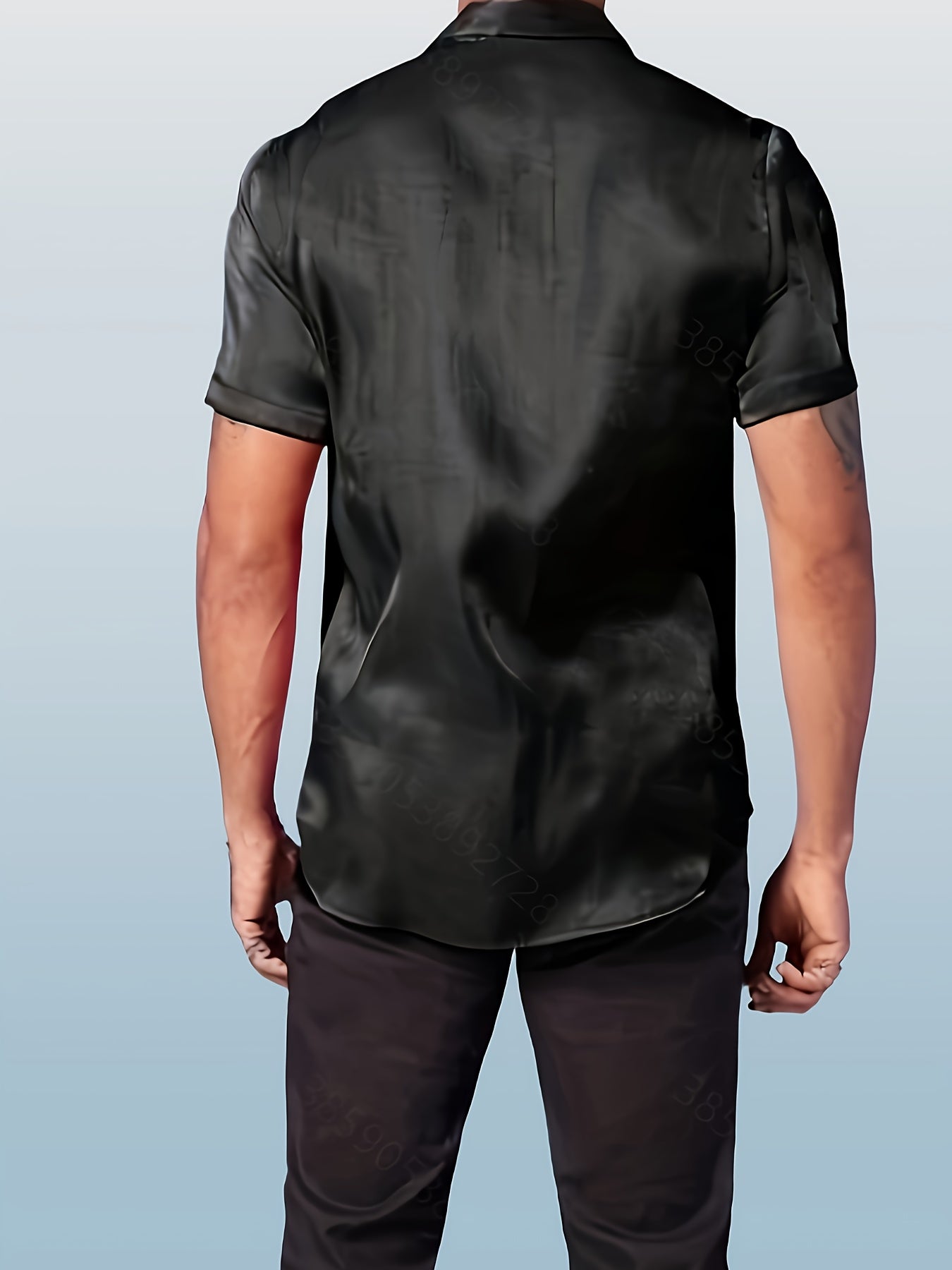 Men's Summer Party Casual Short Sleeve Button Up Shirt