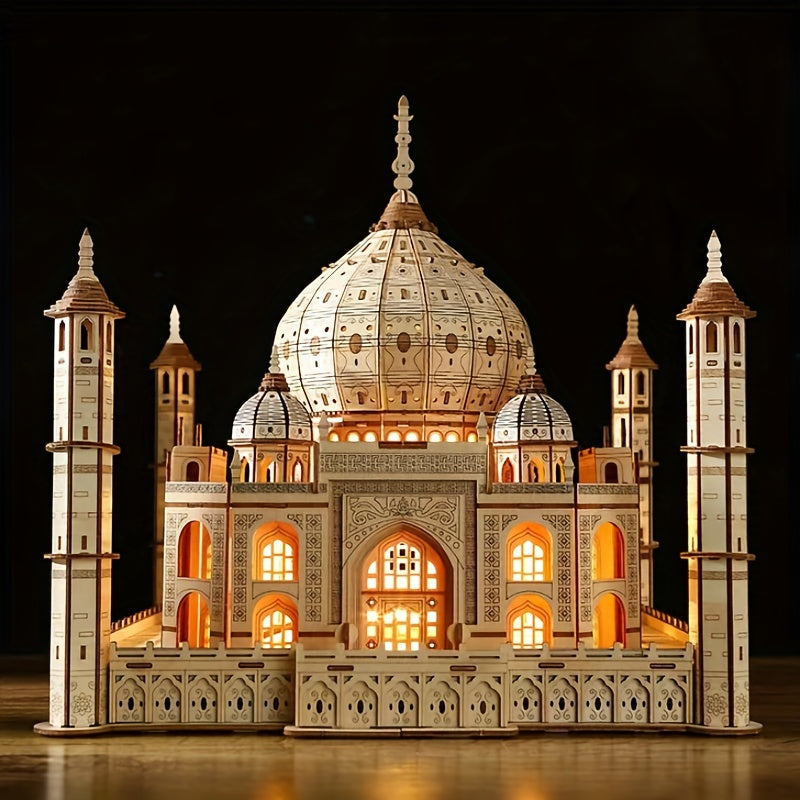 DIY Castle 3D Stereo Puzzle Wooden Children's Educational Toy