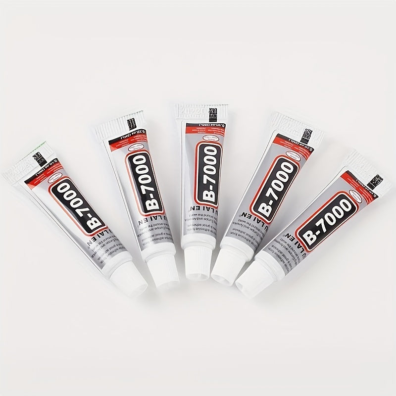 5pcs 3ml Clear Adhesive Glue for Crafts, Jewelry, Beads - Strong & Versatile