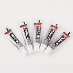 5pcs 3ml Clear Adhesive Glue for Crafts, Jewelry, Beads - Strong & Versatile